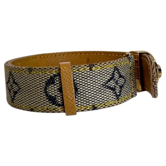 LOUIS VUITTON MINI LIN MONOGRAM WISH BRACELET - Picture 5 of 9
